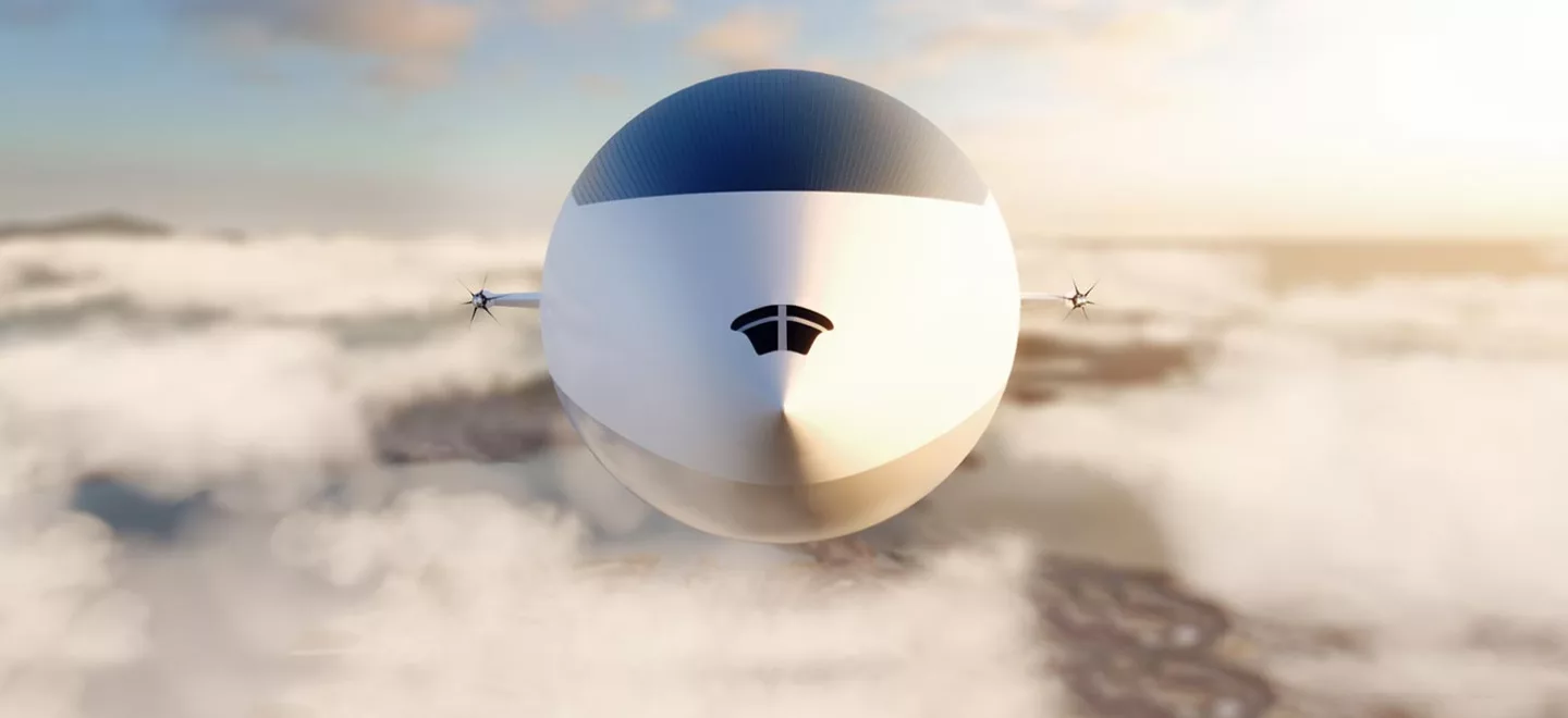 The H2Clipper would cruise at about 10,000 feet, lifted and propelled by green hydrogen