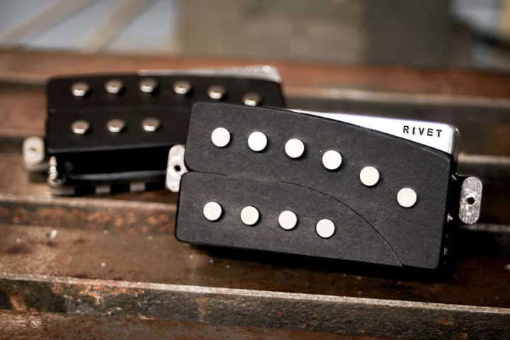 The Rivet pickups are hand-made by David Petschulat and son Sam