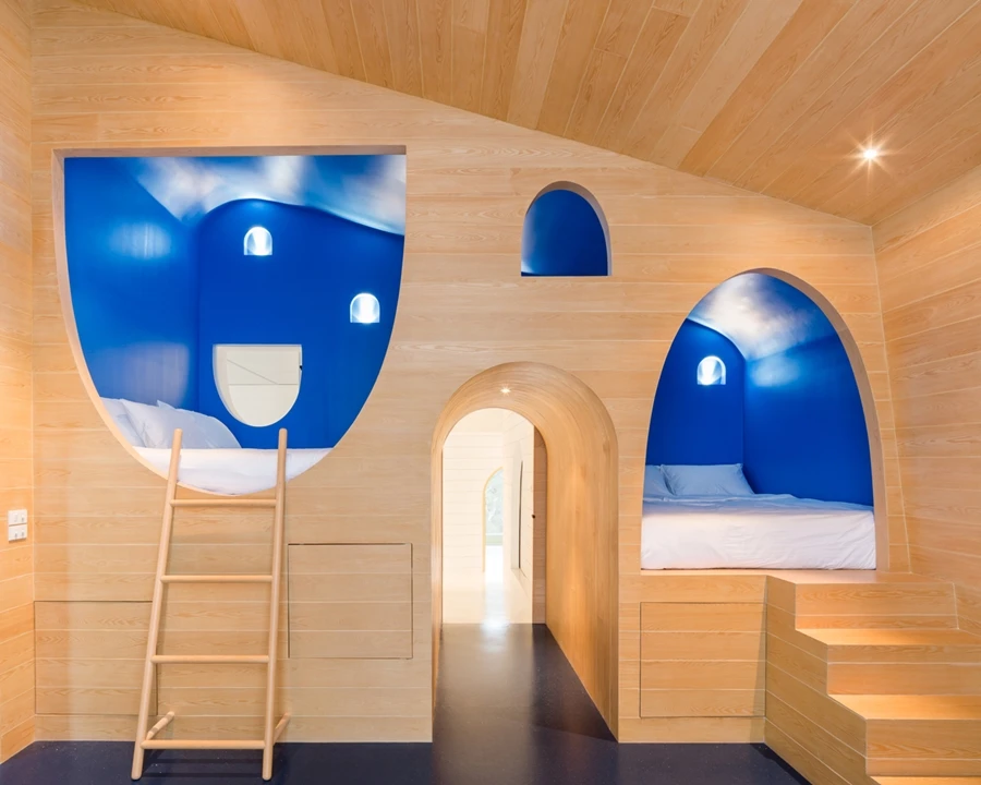 Some of the sleeping spaces themselves have tunnels built into them