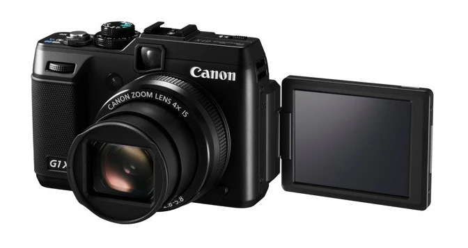 The Canon G1 X features a 3-inch variable-angle LCD display