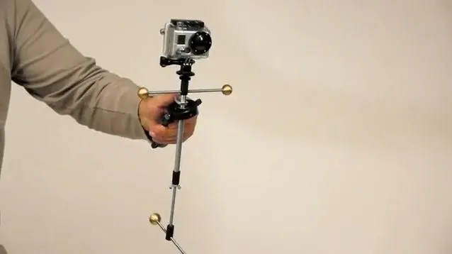 The MojoFloCam is designed to stabilize handheld video shot with smartphones or compact video cameras