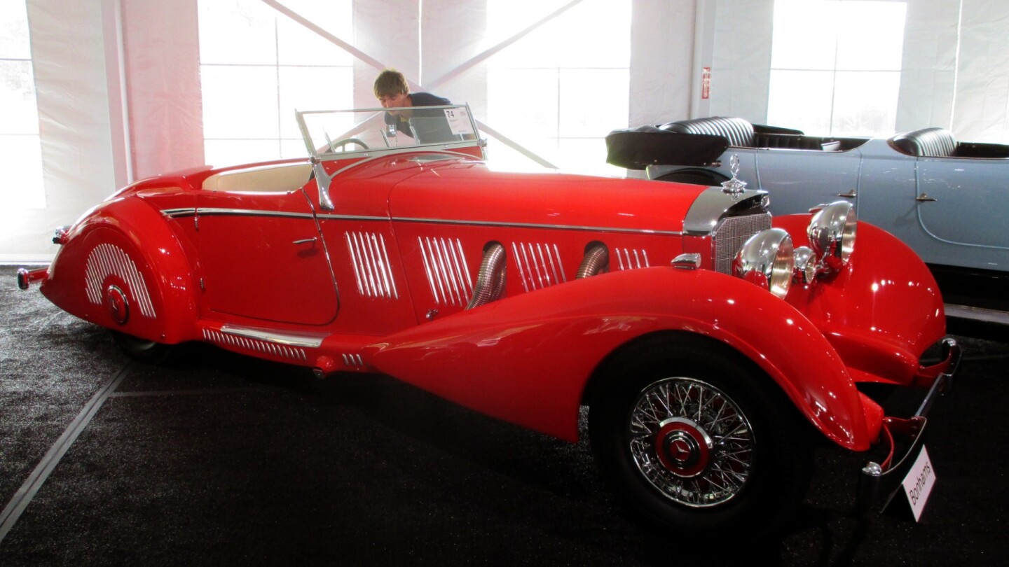 2018 Monterey Car Week Auction Report | 1937 Mercedes-Benz 540K Sports Roadster | Sold for: $3,277,500 | Estimate: from $3,500,000 to $4,500,000 | Auction: Bonhams | Lot 74 | Official Description