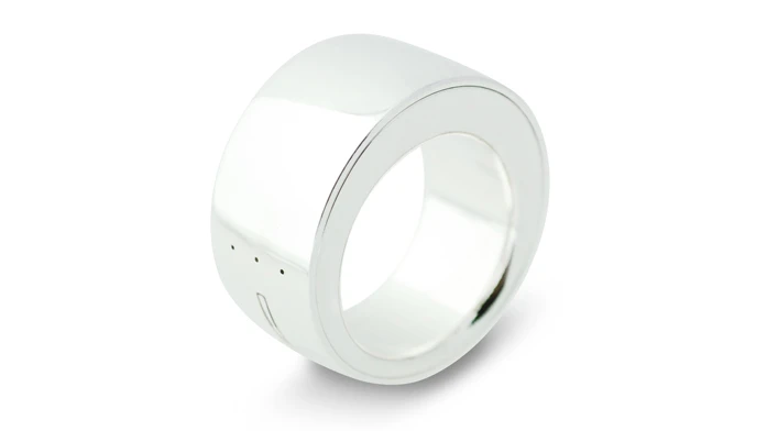 Ring features a motion sensor, Bluetooth chip, touch pad, LEDs and vibration pad