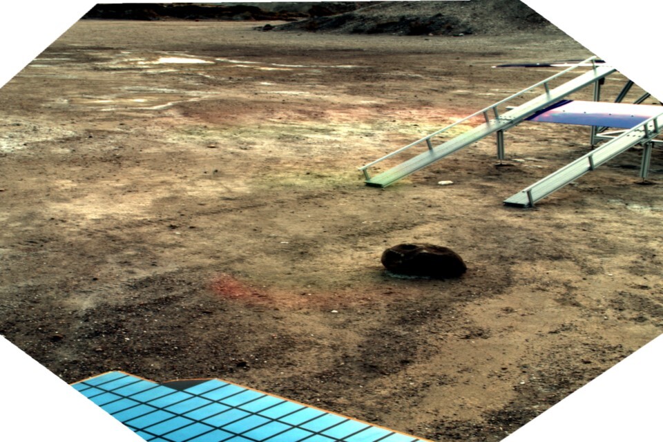 Simulating a landing ramp