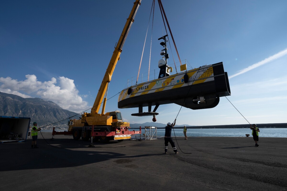 The GEBCO-NF's mapping vessel is prepared for field testing