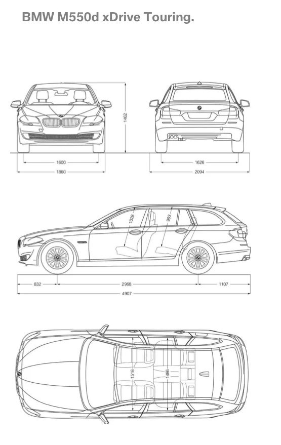 The BMW M550d xDrive Touring
