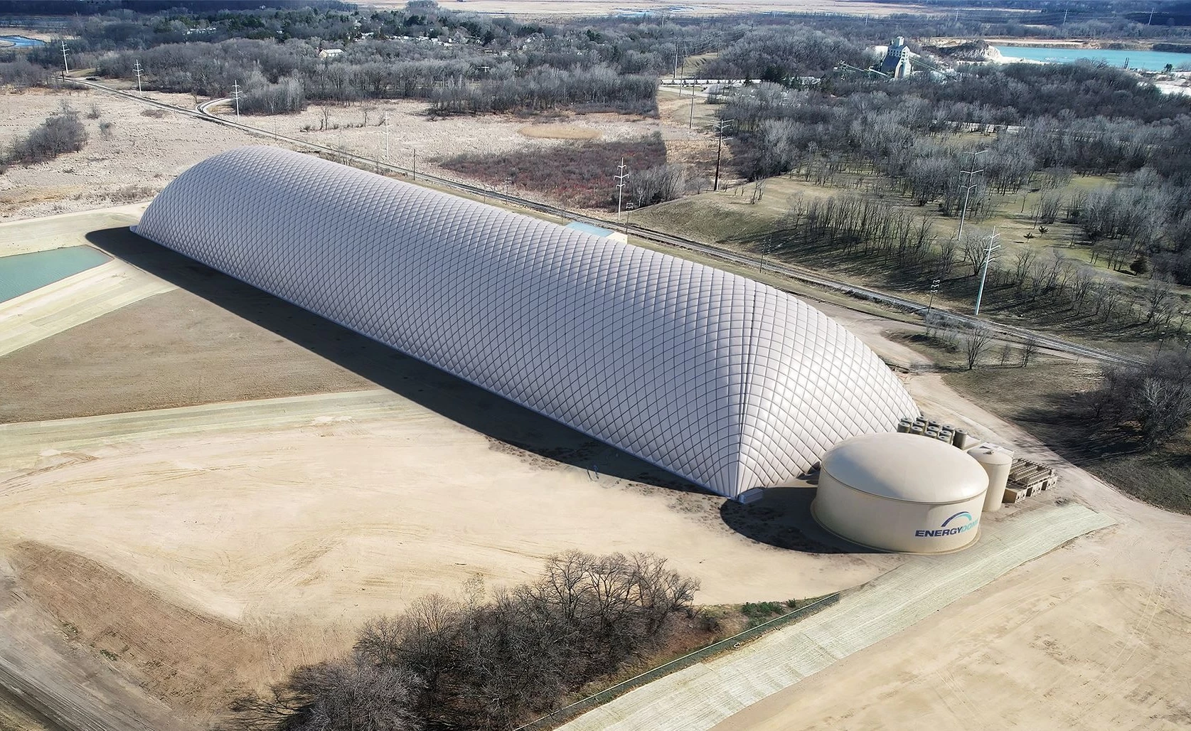 An Energy Dome battery facility