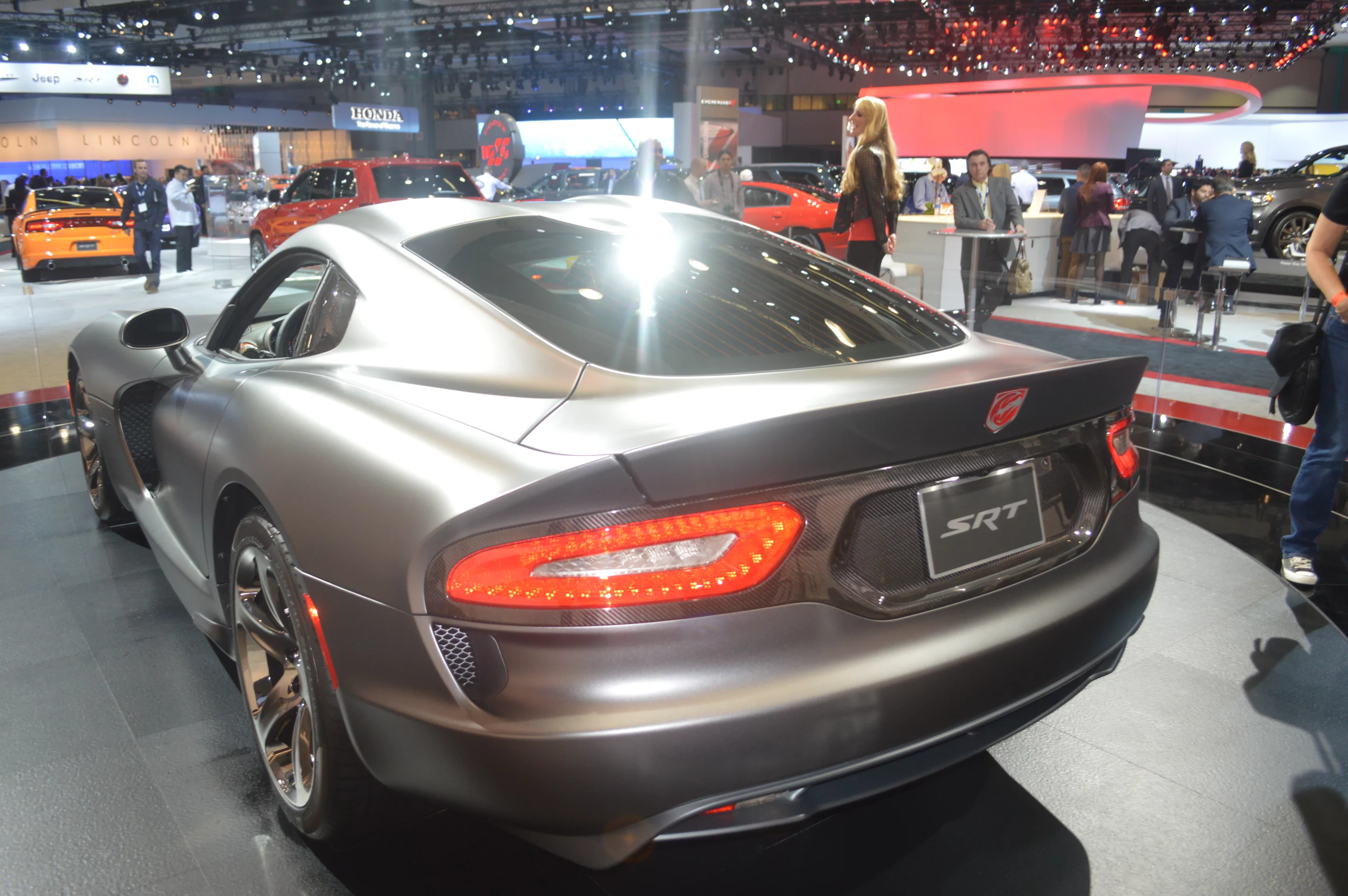 The new Viper represents Chrysler's debut of a new metallic paint