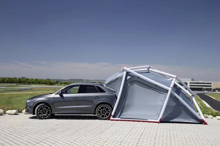Audi and Heimplanet team up on an inflatable car camper design
