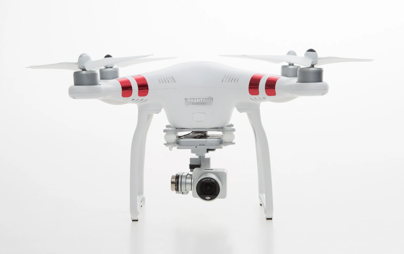 Like the other two Phantom 3's, the DJI Phantom 3 Standard features 720p real-time video streaming to the user's mobile device