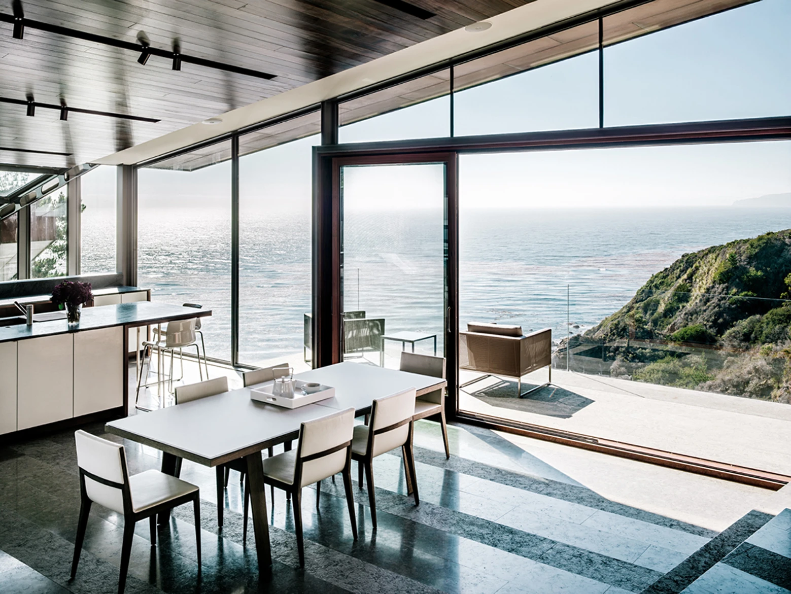 Hot air is pushed to the top of the home and expelled outside through vents (Photo: Joe Fletcher Photography)