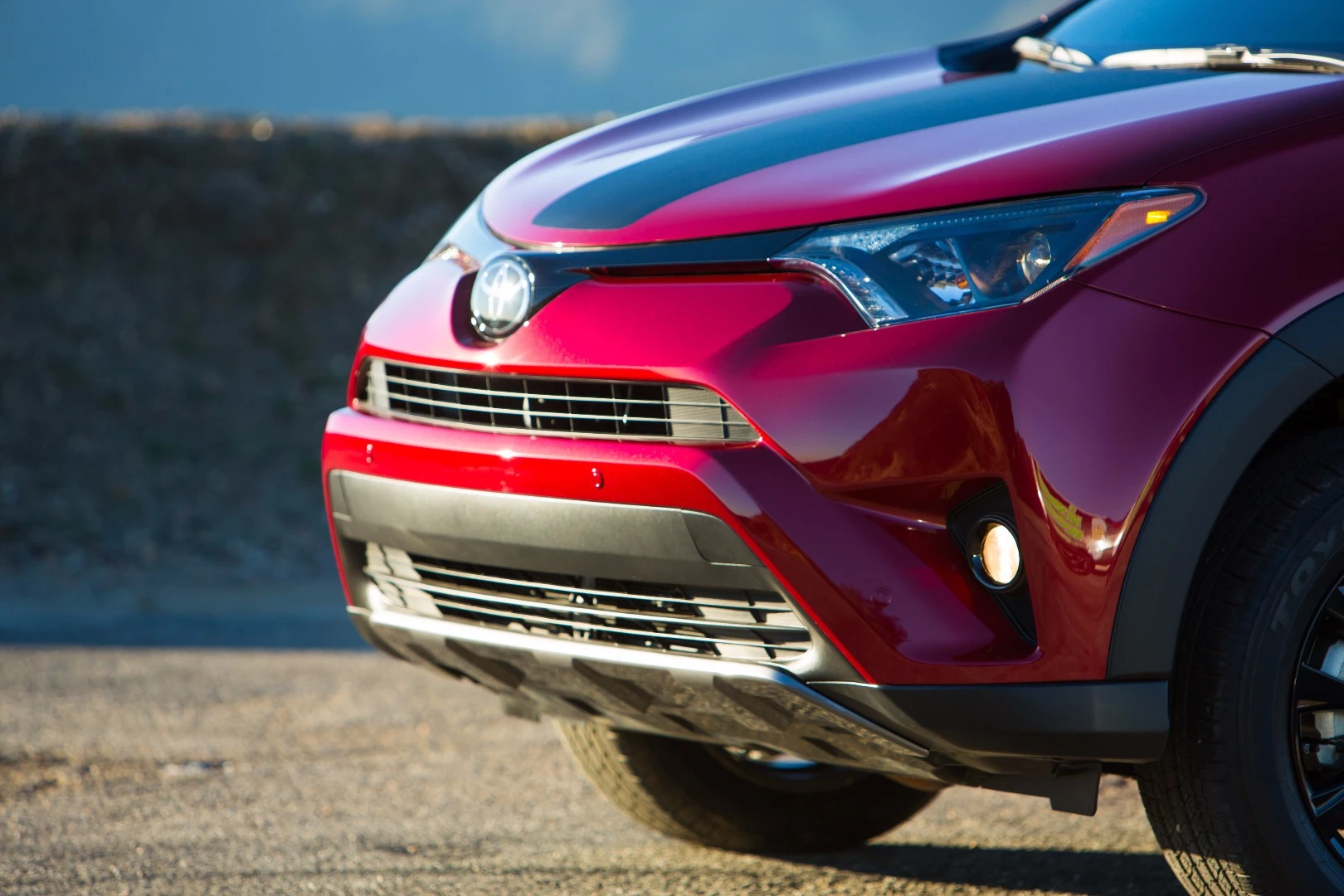 The Adventure package includes black headlight bezels and fog lamp surrounds