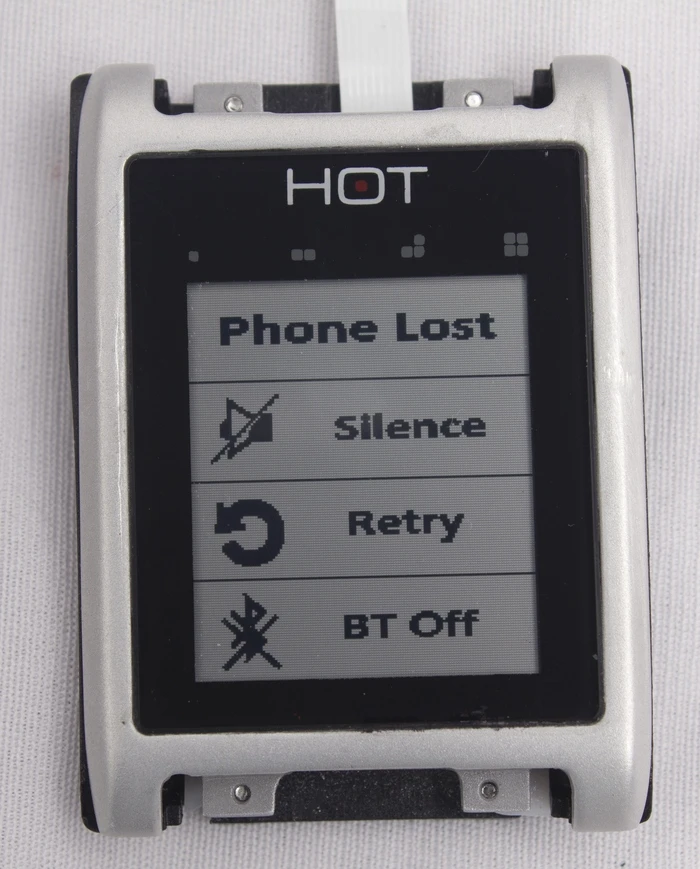 From the HOT Watch, users will be able to access their contacts for caller ID and text messaging, read their email, and even listen to music through their phone's native player