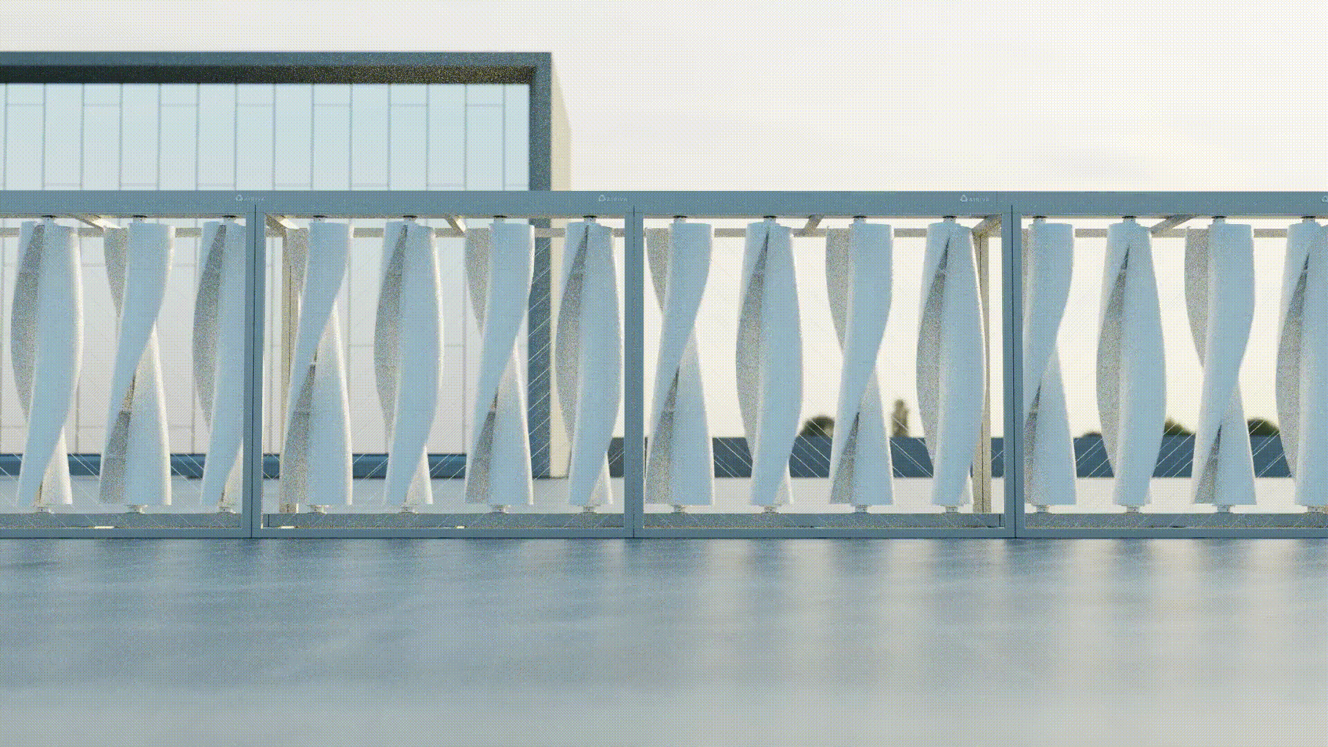 The hypnotic Airiva system is designed to complement other renewable energy technologies, not compete with them
