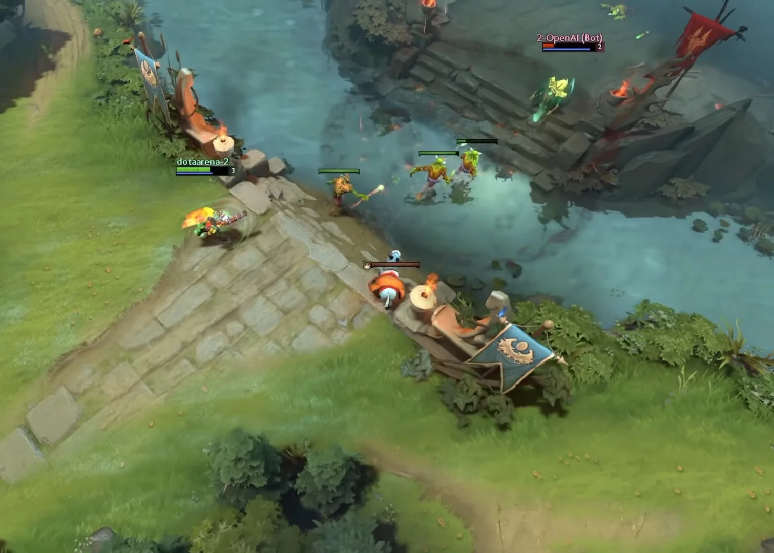 Dota 2 requires a lot of complex decision-making and strategy