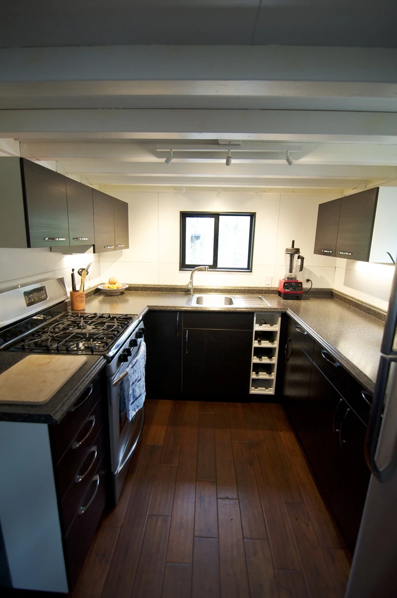 Home features a large, fully fitted kitchen