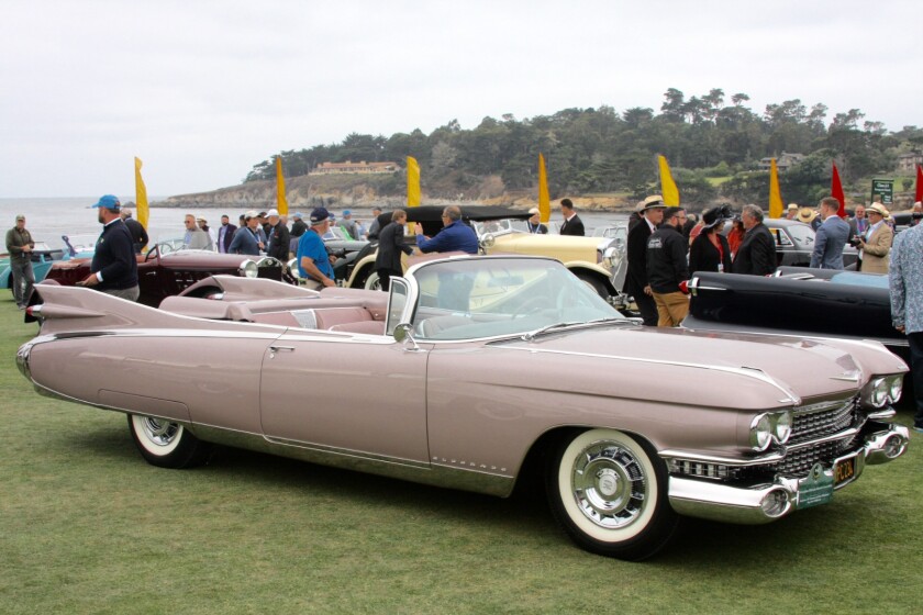 First in Class P (Eisenhower Era Dream Convertibles) was this 1959 Cadillac Eldorado Biarritz Convertible, owned by Lawrence M. Camuso, San Jose, California