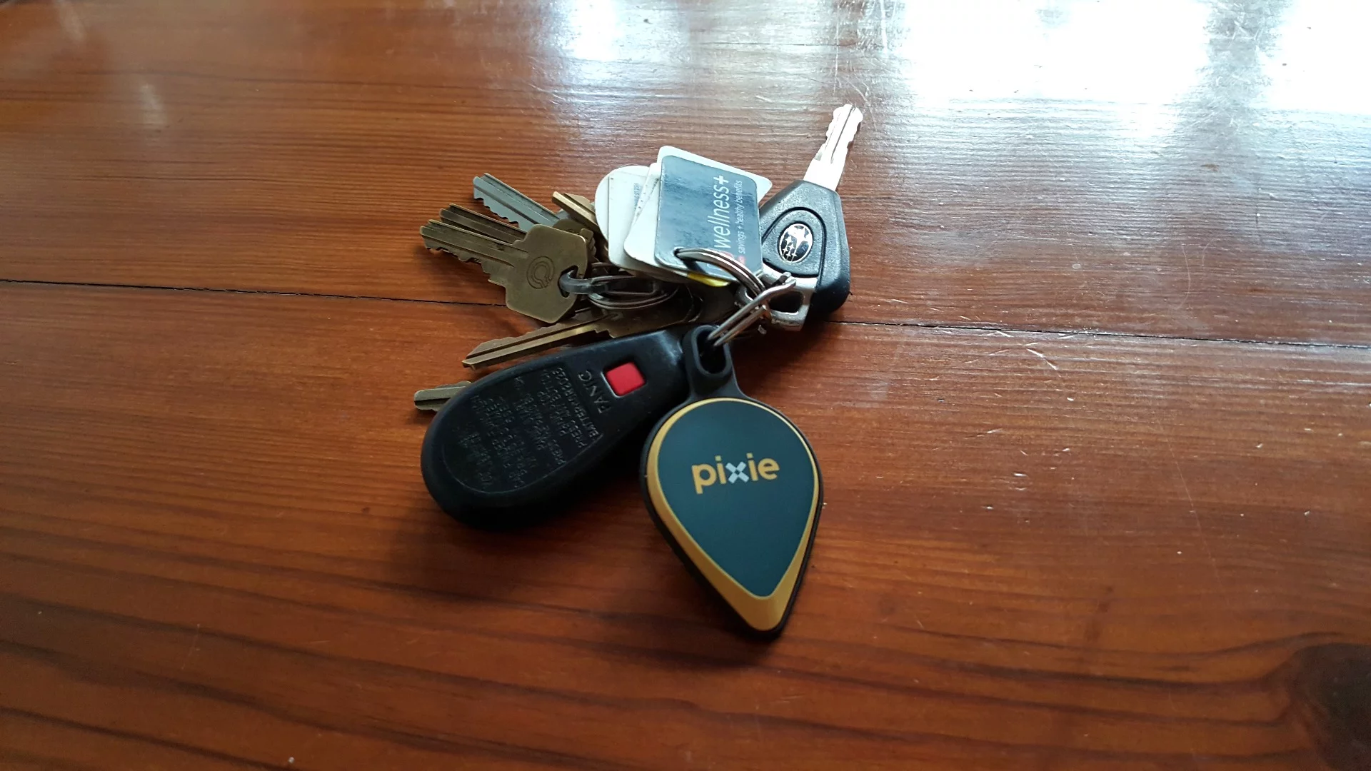 A Pixie set comes with two key fobs