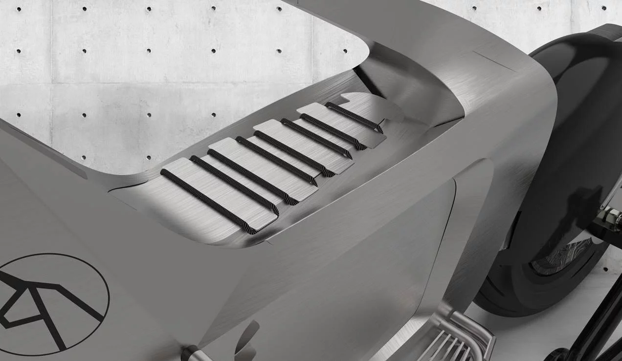 A close look at the Stilride SUS1's bodywork