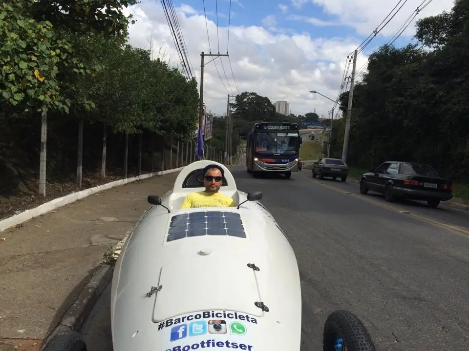Some of the pedalling power can be diverted to a generator