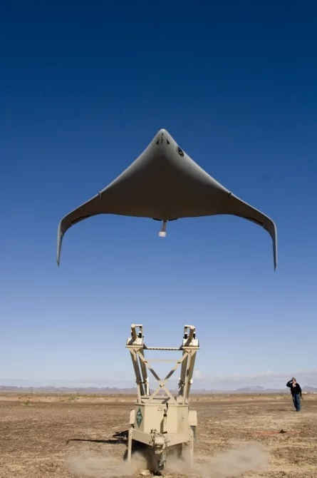 The KillerBee has a payload capacity of 5,800 cubic inches, a payload weight of 30 pounds, a flight range of 100 miles, and 15 hours endurance.
