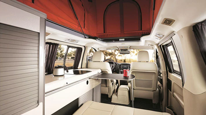 Hyundai's Korean-market Grand Starex camper van has a classic pop-top van layout