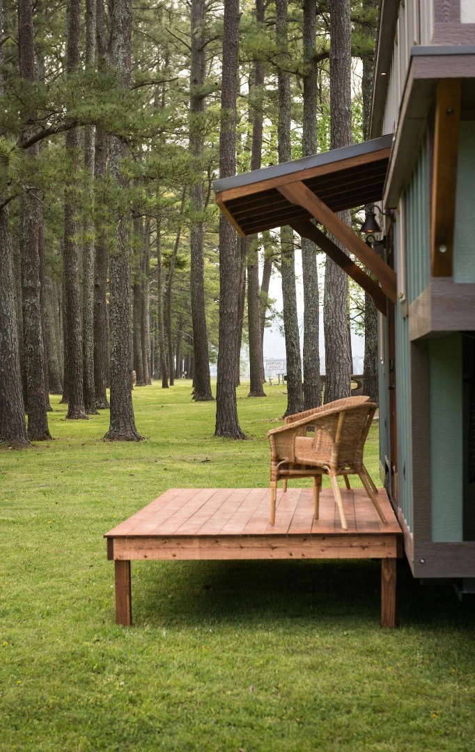 The Retreat's handy little porch