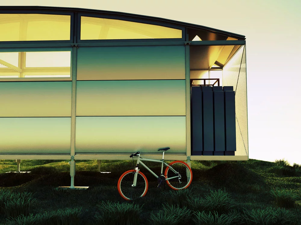 AbleNook is a portable prefabricated shelter that comes flat packed for efficient and economic transportation