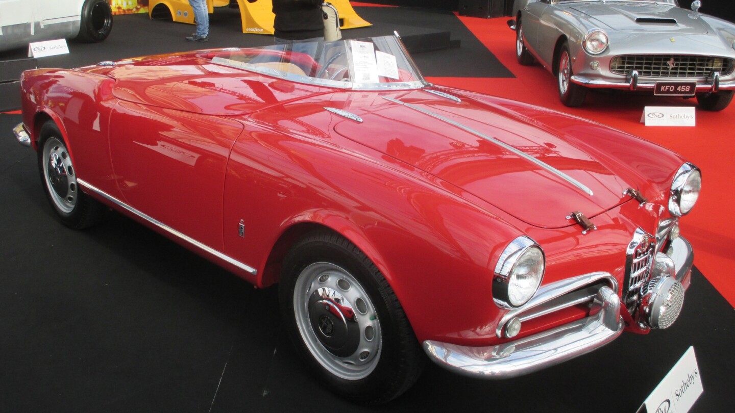 This 1957 Alfa Romeo Giulietta 750G Spider Competizione is one of only 24 such cars constructed, and one of only four thought to survive and documented by Alfa Romeo Expert Vito Witting da Prato as the most correct of all 750G Spiders. It has just been the subject of a five-year restoration by mark specialists Strada e Corsa of Haarlem, Netherlands.