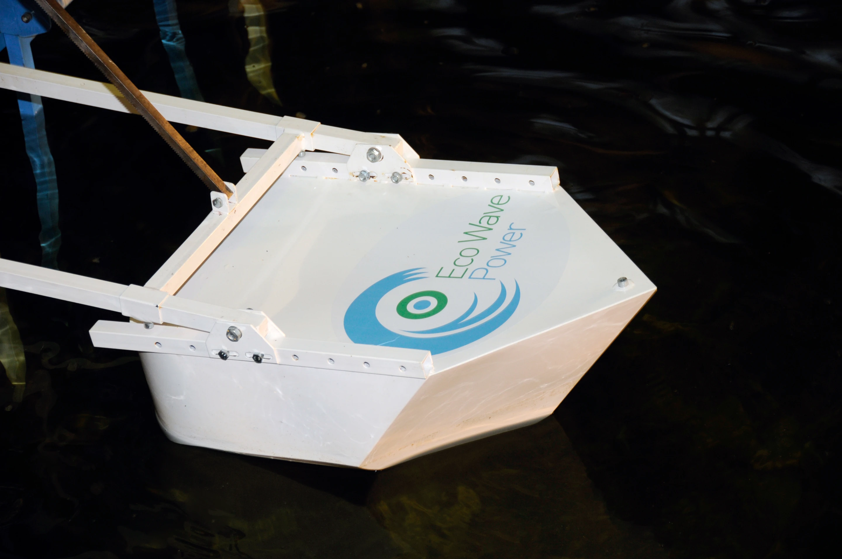 Where space is limited, the Wave Clapper design is deployed - which is pointed at the front like the bow of a ship and can be positioned in series with little space in between