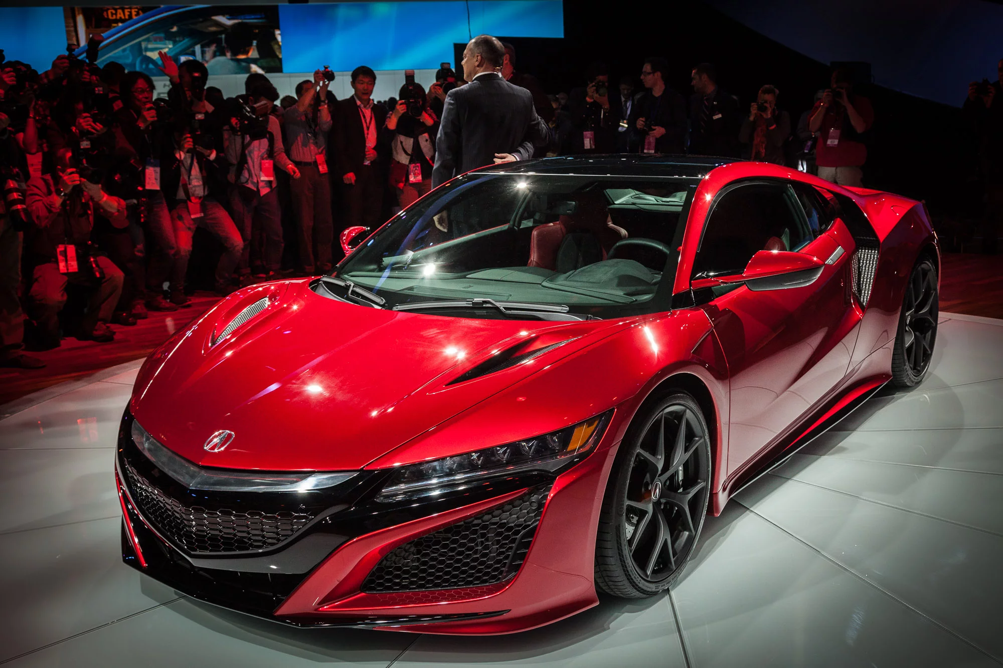 The production spec Acura NSX Version 2.0