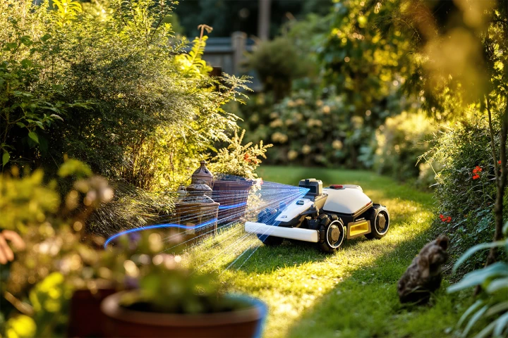 Mammotion's latest robot mower uses RTK, LiDAR, and AI Vision to navigate complex yards and avoid obstacles