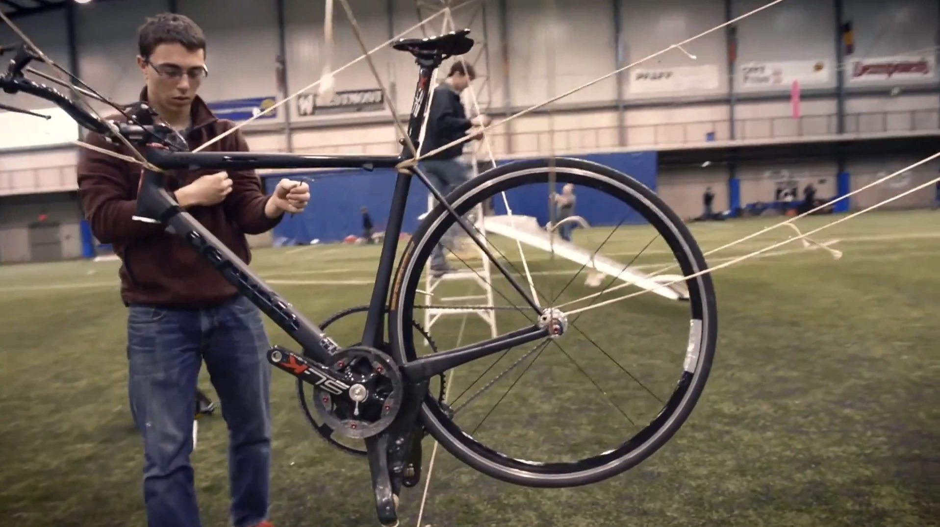 The bicycle at the heart of the Atlas (Video still: AeroVelo)
