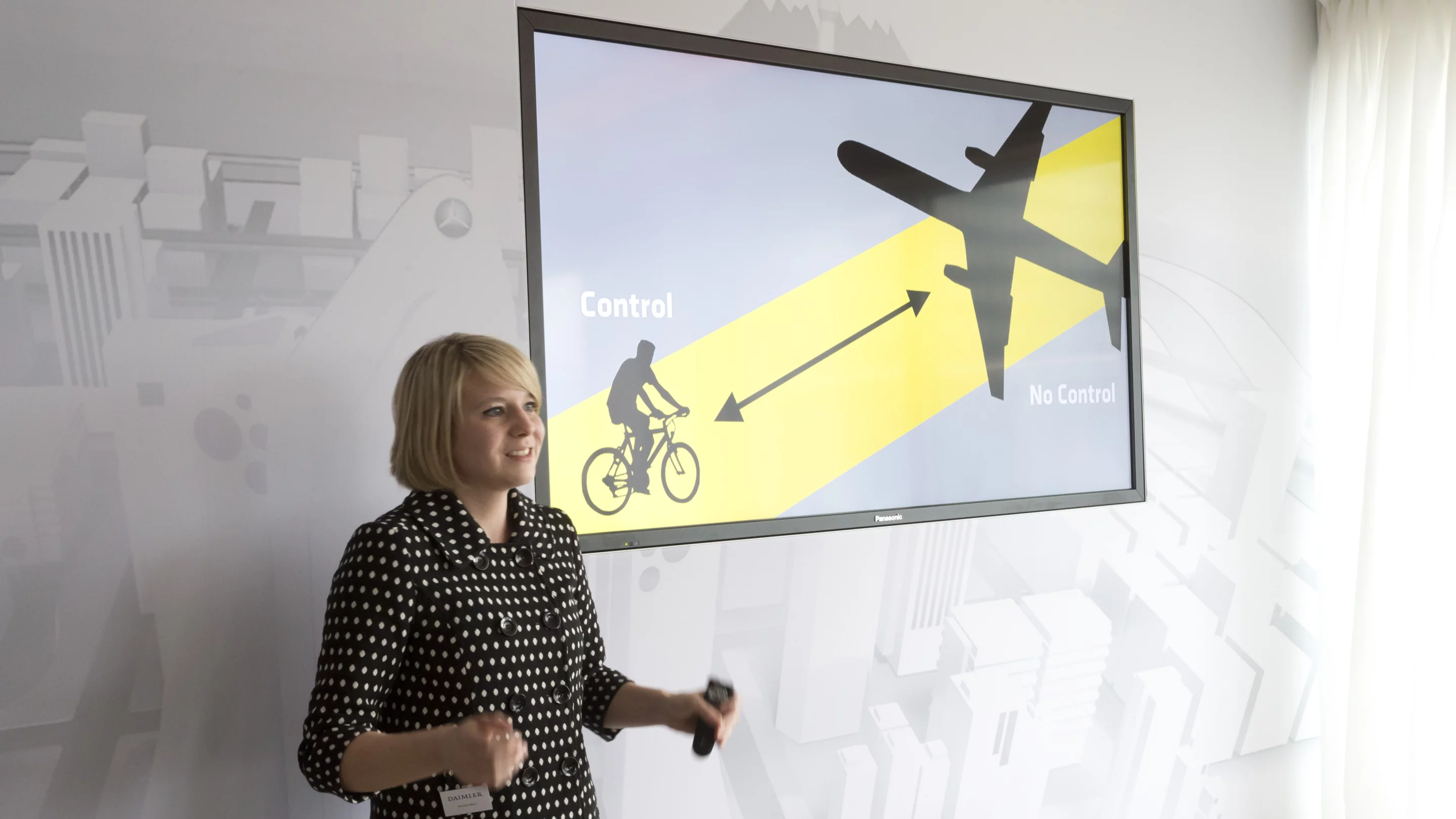 Future Talk included Daimler executives and intellectuals