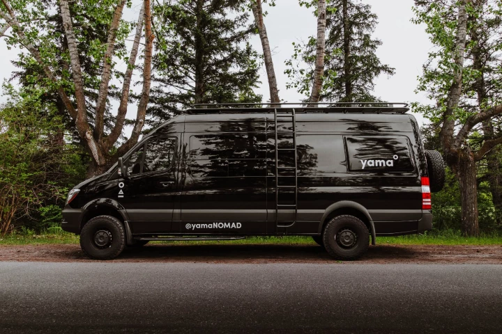 Yama Nomad has recently converted a 2018 four-wheel-drive Mercedes Benz Sprinter into a stunning mobile home