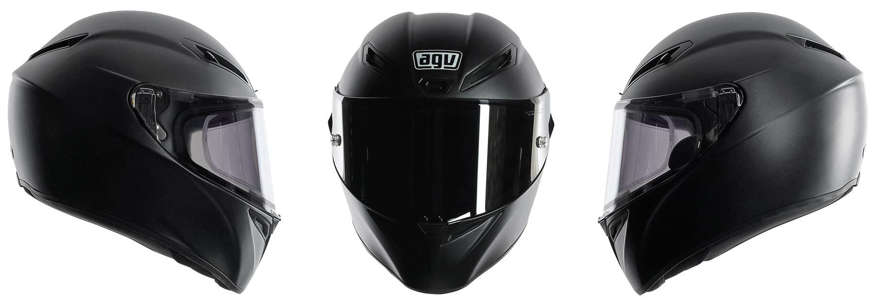 The new LCD visor from AGV is available for the Pista GP, Corsa and GT Veloce (pictured) models
