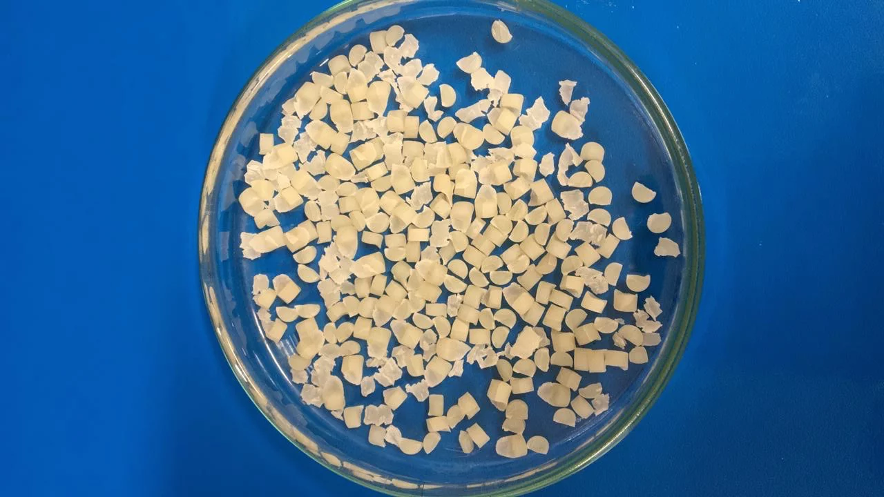 A batch of the inexpensive, all-natural microcapsules