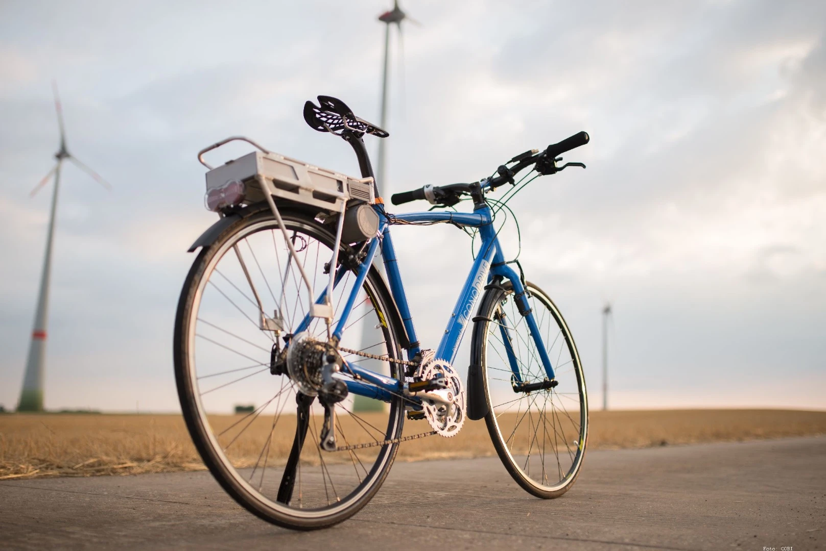 The ConoDrive is a pedal-assist electric drive integrated into a rear rack