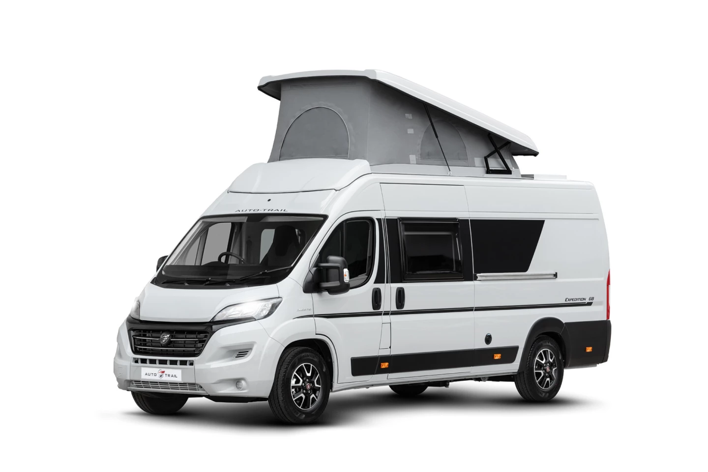 The Expedition 68 comes with seating for four, and the optional pop-up roof makes it a four-sleeper