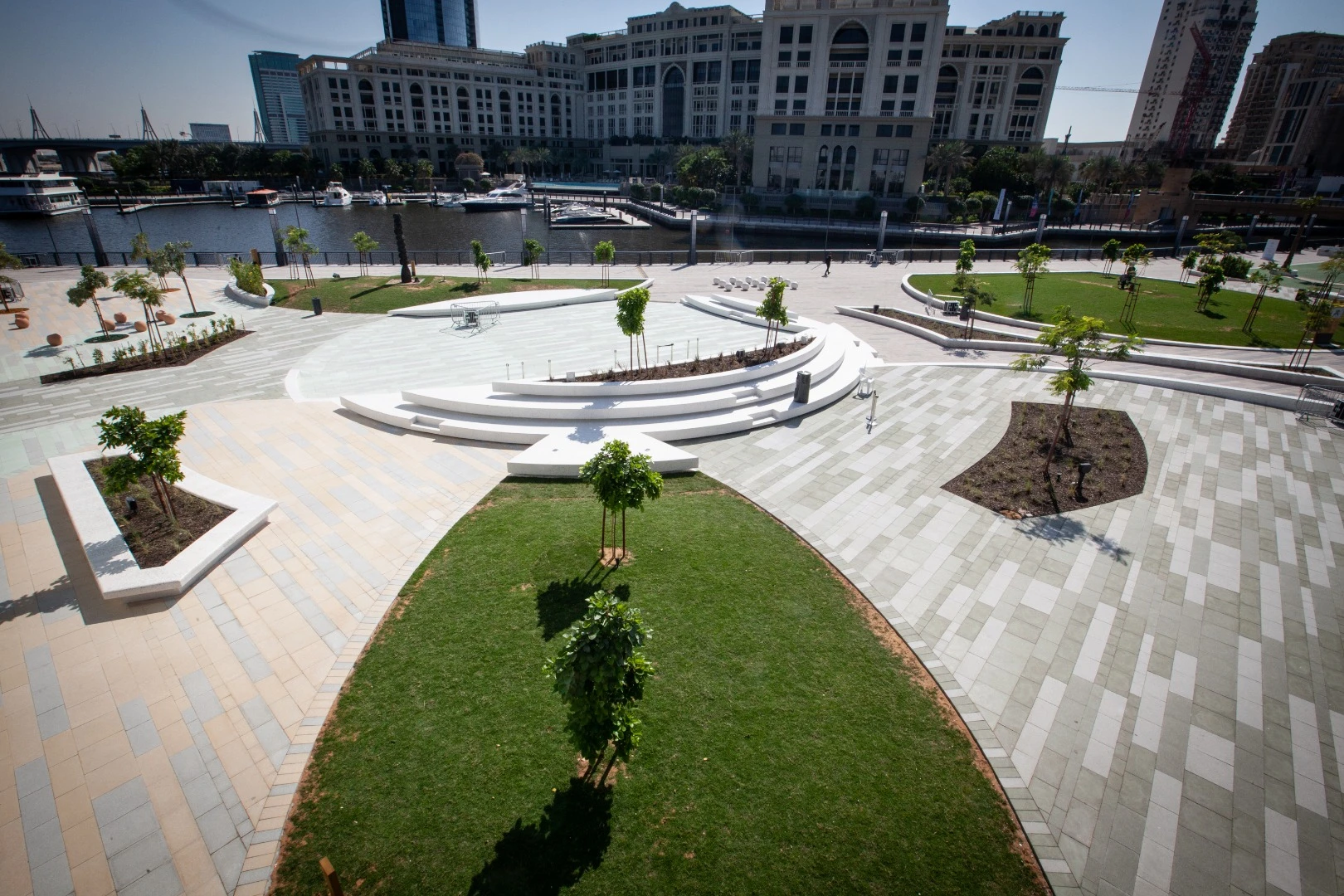 Outdoor plaza at Jameel Arts Centre