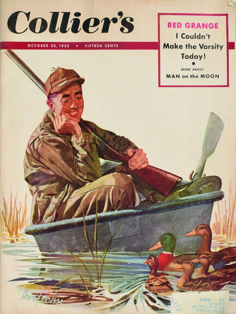 An issue of Collier's with the Man in Space series