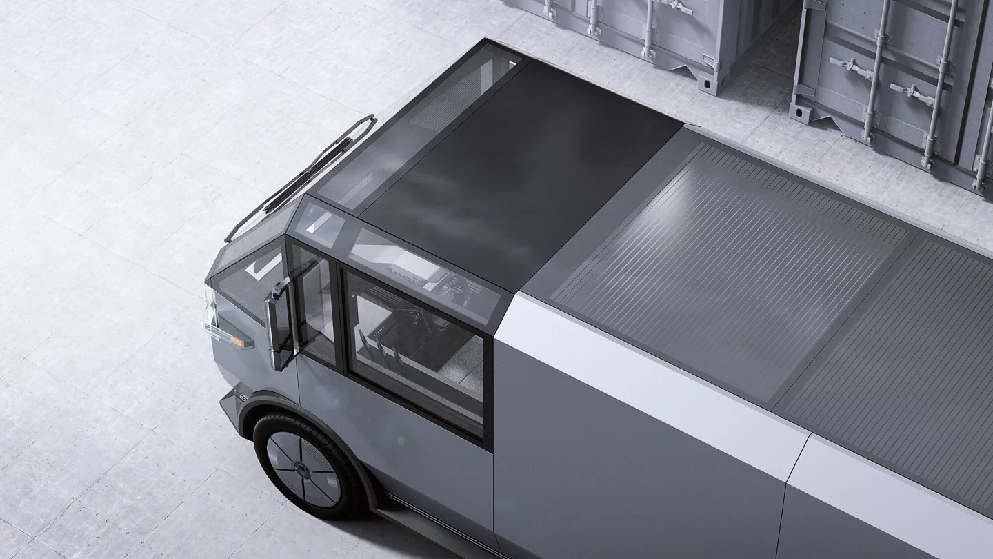 Per charge range depends on model and battery pack size, but Canoo estimates a maximum EPA range of up to 230 miles for the MPDV1 and 190 miles for the MPDV2