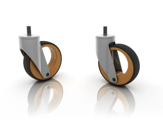 2Axis Castor rendering