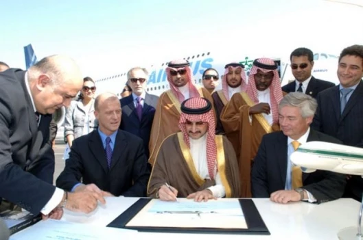 HRH Prince Alwaleed bin Talal bin Abdulaziz Alsaud signs a firm order for an A380 Flying Palace