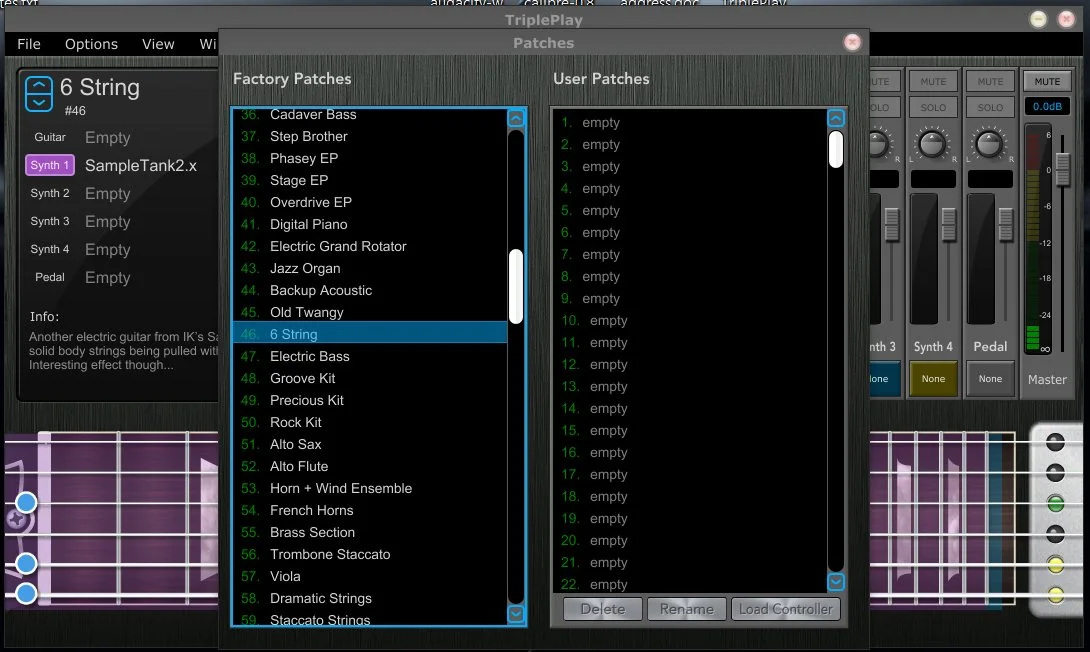 Full versions of NI's Konplete Elements and IK Multimedia's SampleTank provide a good selection of sound patches below (Image: Paul Ridden/Gizmag)