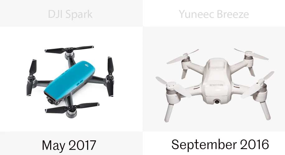 Release dates for the Breeze and Spark