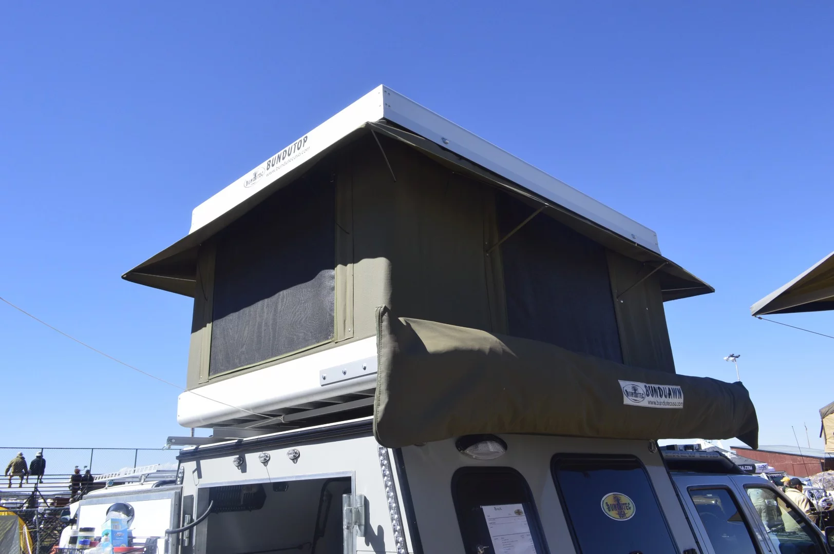 One of the originals from South Africa's Bundutec, the BunduTop tent is a $3,250 option on the Bivak
