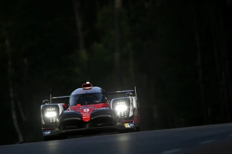 The Toyota TS050 takes on Circuit de la Sarthe