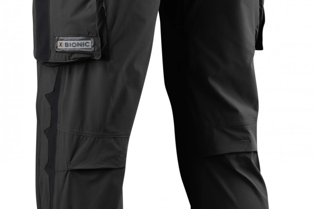 X-Bionic Mountaineering Pants include many integrated thermal management features