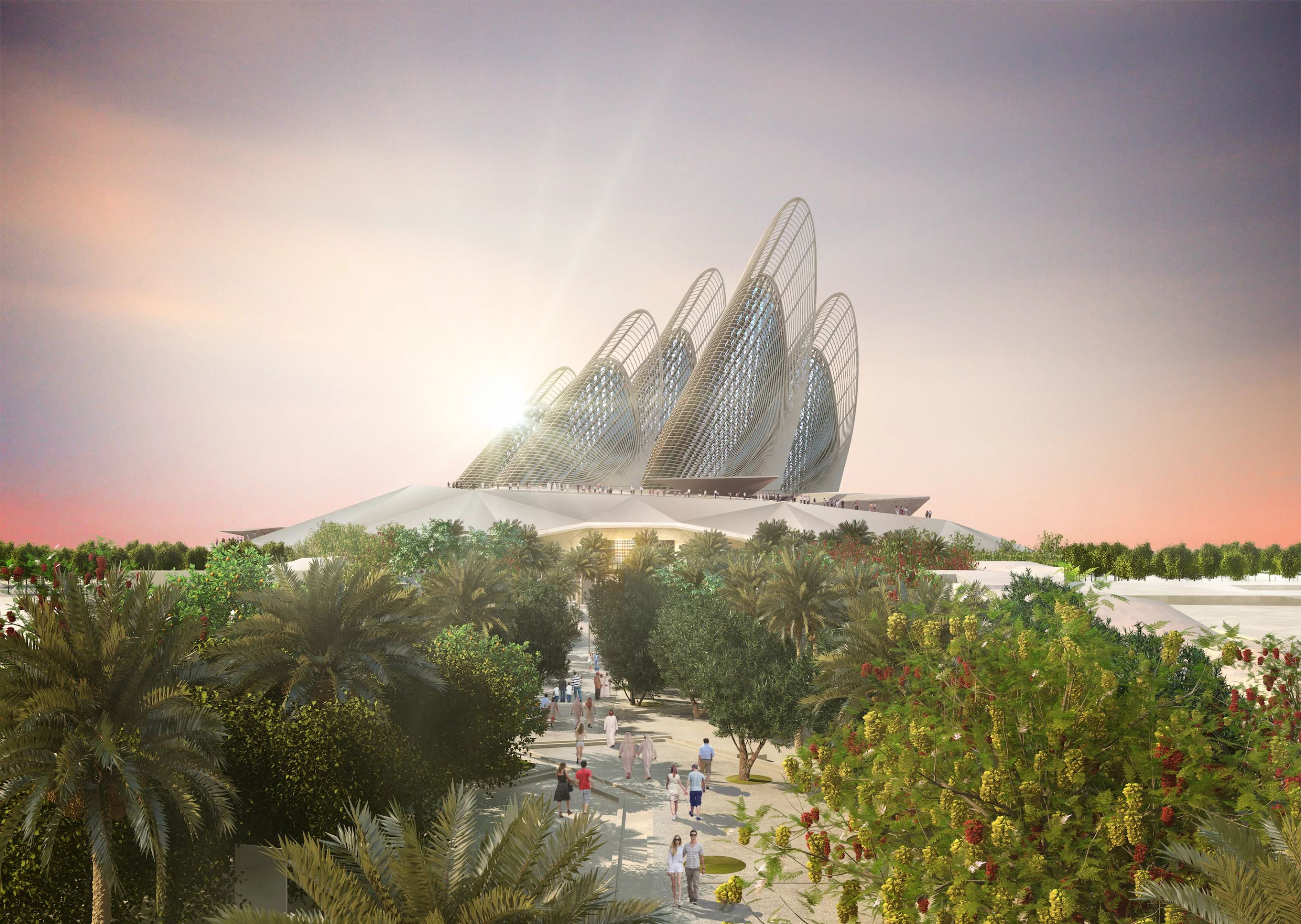 The Zayed National Museum's distinctive winged design is informed by the United Arab Emirates' first president's love of falconry